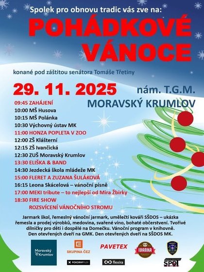 Plakát události Pohádkové Vánoce