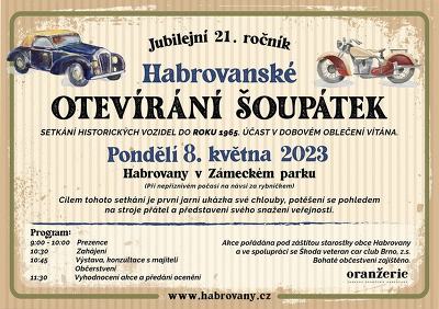 Plakát události Habrovanské otevírání šoupátek