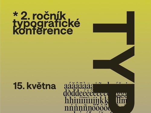 Plakát události Brno Typo 2 — typography and type design conference