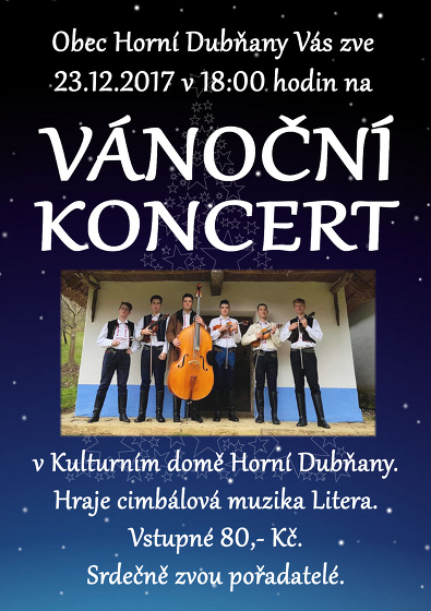 Plakát události Vánoční koncert