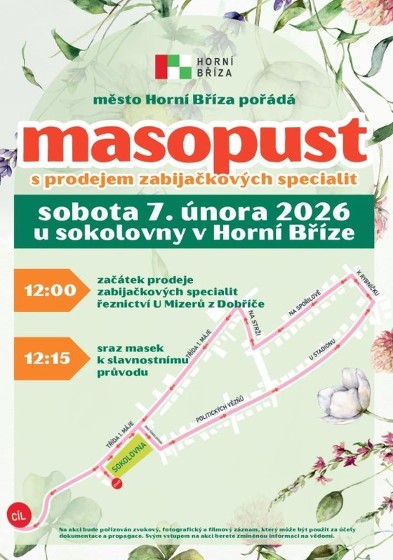 Plakát události Masopust a zabijačkové hody