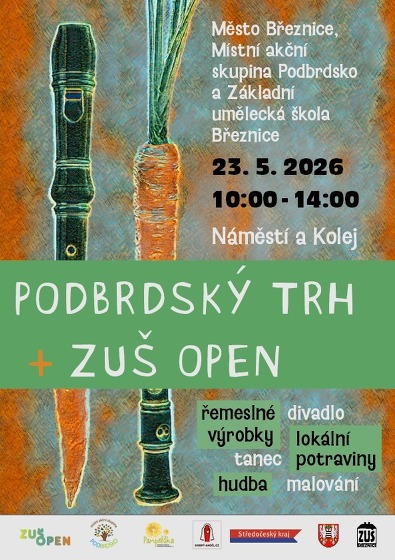 Plakát události Podbrdský trh + ZUŠ open
