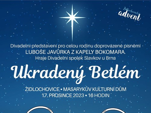 Plakát události Ukradený betlém