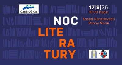 Plakát události Noc literatury pro varhany