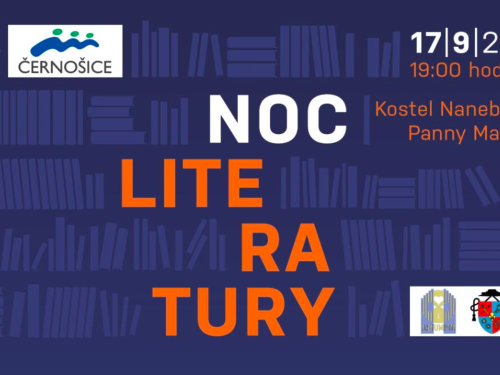 Plakát události Noc literatury pro varhany
