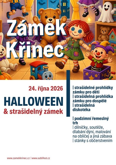 Plakát události Zámek Křinec | Halloween a strašidelné prohlídky zámku