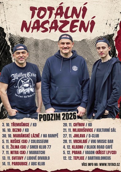 Plakát události Totální nasazení - křest LP/CD - Gerontosaurus Senilis