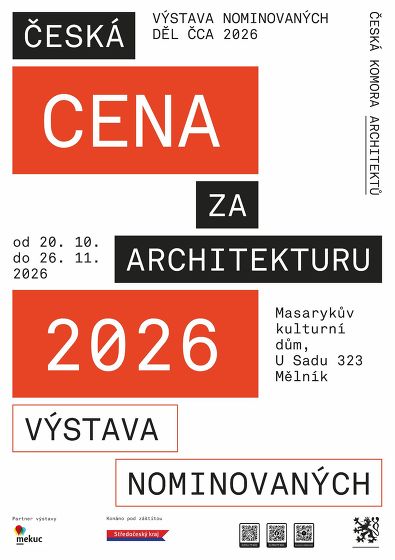 Plakát události Česká cena za architekturu 2026