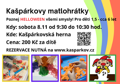 Plakát události Kašpárkovy matlohrátky - HELLOWEEN