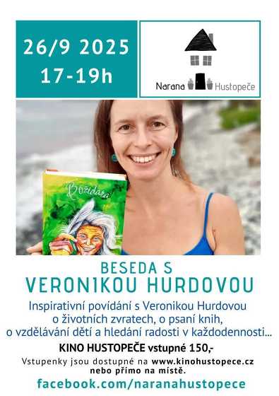 Plakát události Beseda s Veronikou Hurdovou
