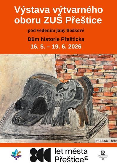 Plakát události Výstava výtvarného oboru ZUŠ Přeštice