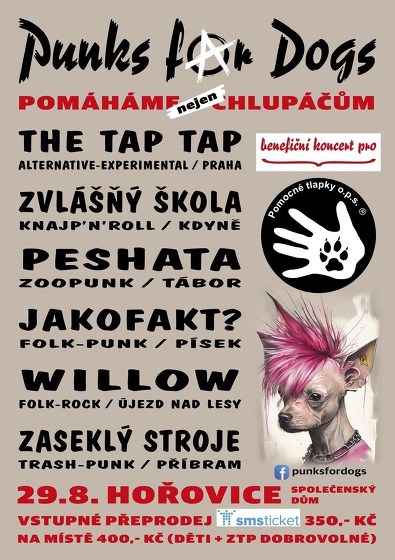 Plakát události Punks for dogs