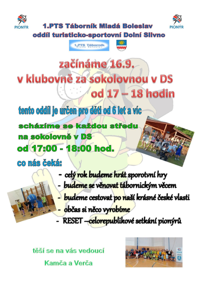 Plakát události 1.PTS Táborník Mladá Boleslav