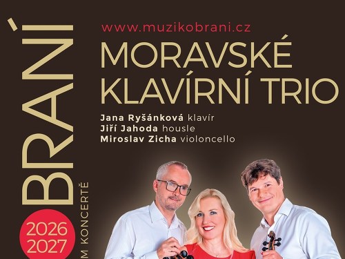 Plakát události Koncertní cyklus Muzikobraní Moravského klavírního tria