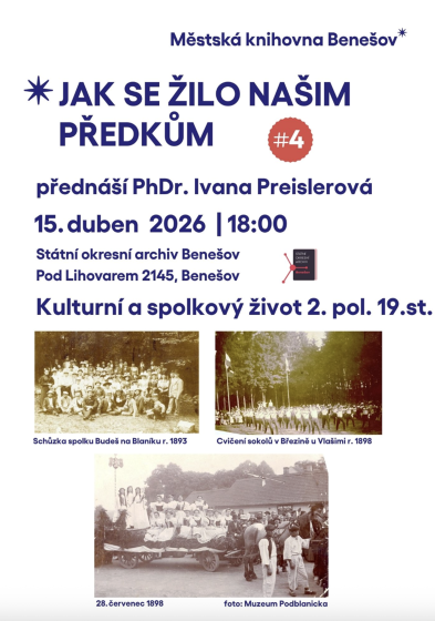 Plakát události Jak se žilo našim předkům