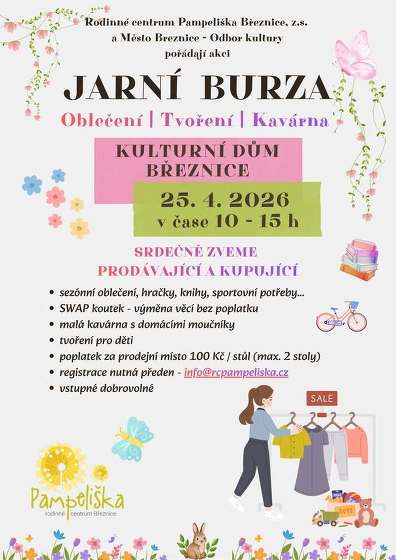 Plakát události Jarní burza v KD Březnice