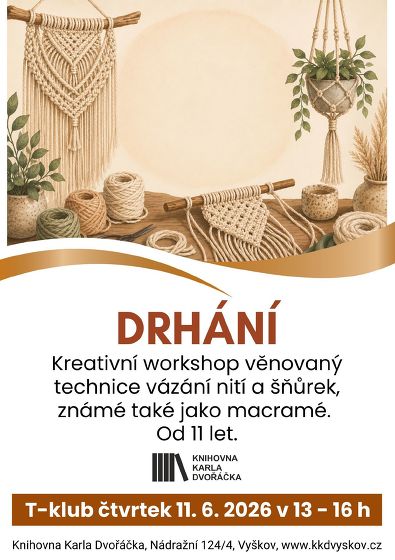 Plakát události Drhání - workshop