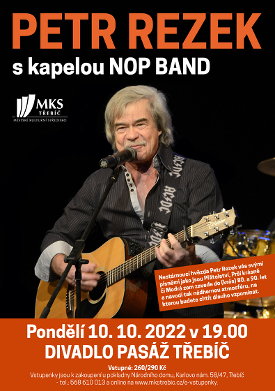 Plakát události Petr Rezek s kapelou Nop Band