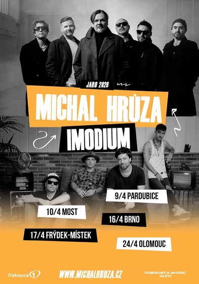 Plakát události Michal Hrůza x Imodium - JARO 2026 tour