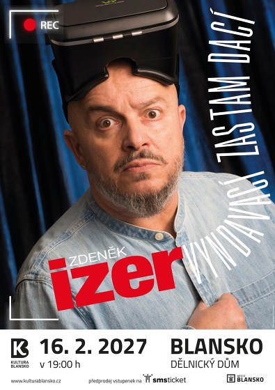 Plakát události Zdeněk Izer – Vyndavací zas tam dací