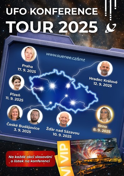 Plakát události MIMOZEMŠŤANÉ a zatajované projekty