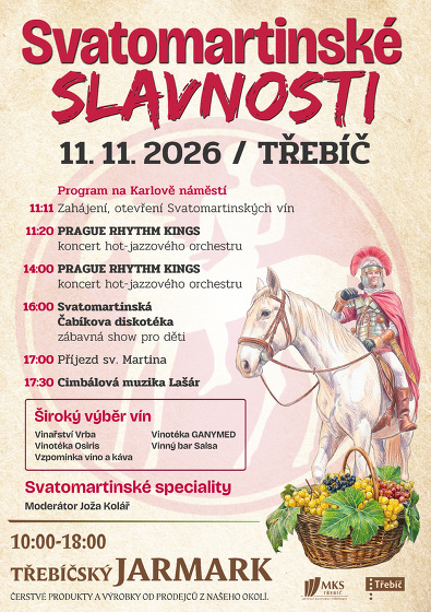 Plakát události Svatomartinské slavnosti