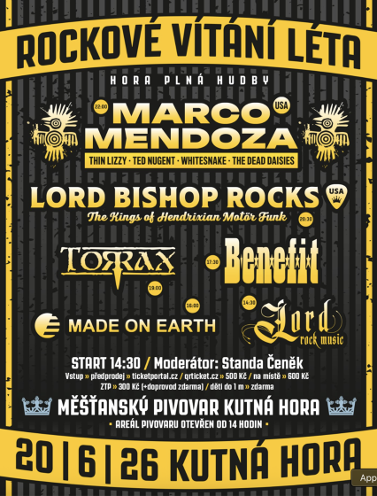 Plakát události Rockové vítání léta