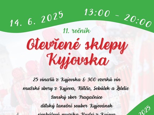 Plakát události Otevřené sklepy Kyjovska - festival vinařů z Kyjova a okolí