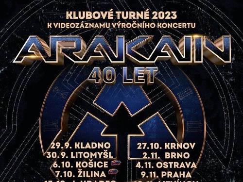 Plakát události ARAKAIN v Brně!