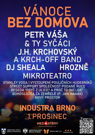 Plakát události Vánoce BEZ DOMOVA