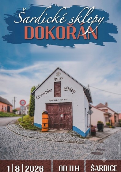 Plakát události Šardické sklepy dokořán