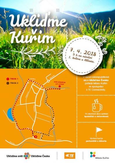 Plakát události Ukliďme Kuřim