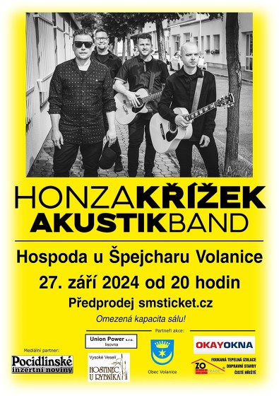 Plakát události Koncert Honza Křížek a Akustik Band