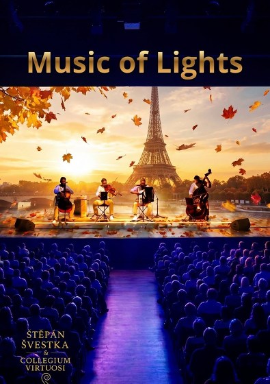Plakát události Music of Lights - Štěpán Švestka&Collegium Virtuosi