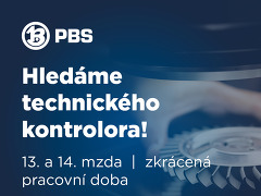 První brněnská strojírna Velká Bíteš, a. s. nabízí práci na pozici KONTROLOR kvality (43 000 až 59 000 Kč s odměnami a příplatky) v obci Velká Bíteš