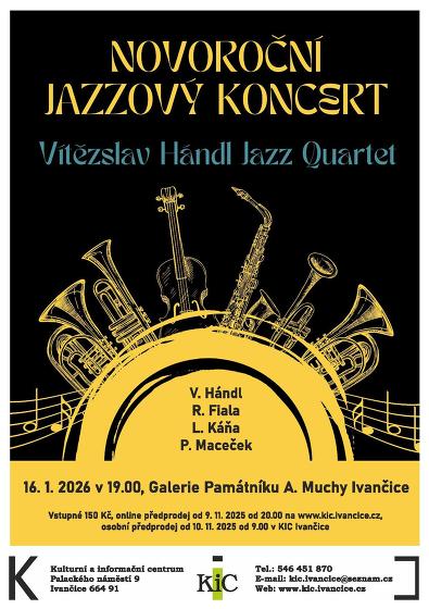 Plakát události Novoroční jazzový koncert