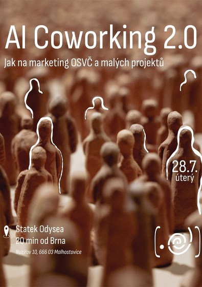 Plakát události AI Coworking Day na Statku Odysea