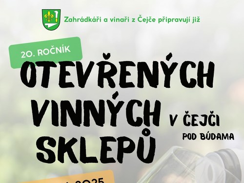 Plakát události 20. Otevřené vinné sklepy v Čejči