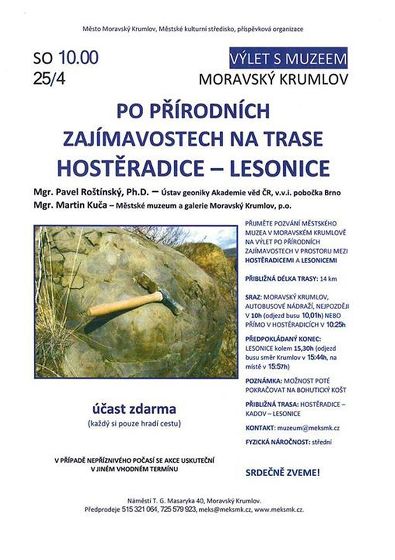 Plakát události Výlet po přírodních zajímavostech