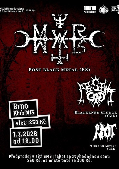 Plakát události Black in Hell - Murmur & Co