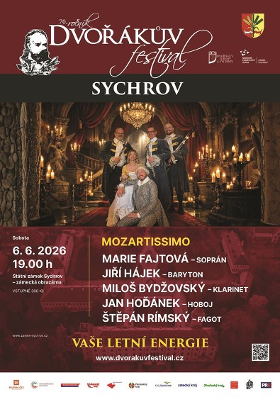 Plakát události Dvořákův festival: Mozartissimo