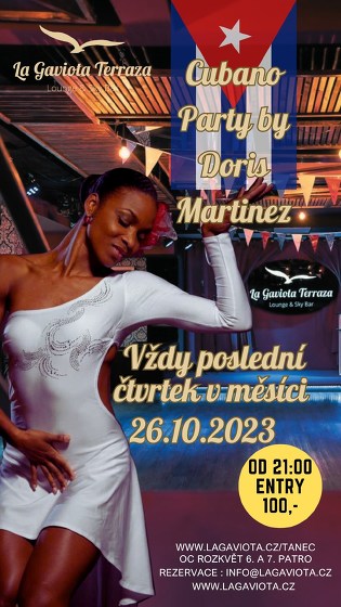 Plakát události Cubano Party by Doris Martínez