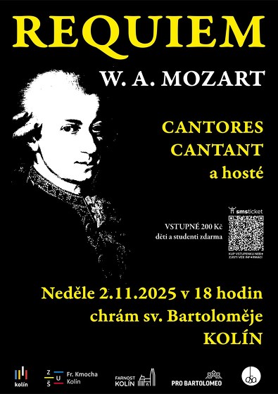 Plakát události W. A. Mozart - REQUIEM