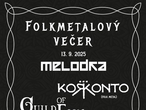 Plakát události Folkmetalový večer