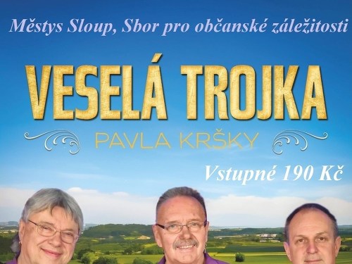 Plakát události Veselá trojka Pavla Kršky
