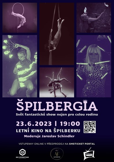 Plakát události ŠPILBERGIA svět fantastické acro show nejen pro celou rodinu