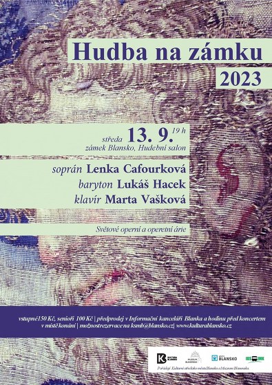 Plakát události Světové operní a operetní árie | Hudba na zámku 2023