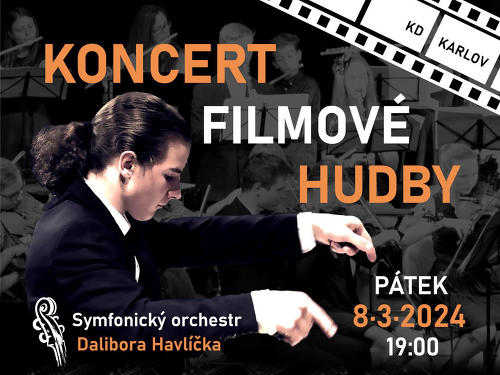 Plakát události Koncert filmové hudby