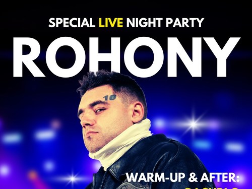 Plakát události ROHONY / LIVE night party