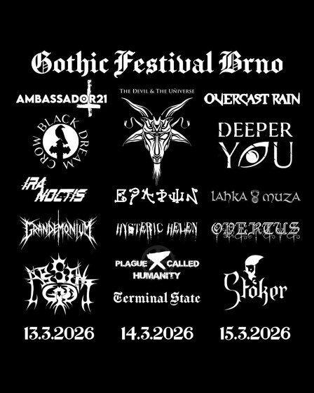 Plakát události Gothic Festival Brno ‘26